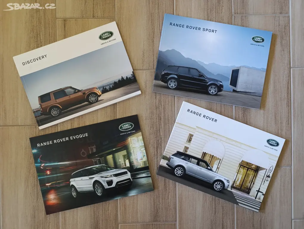Náhled: Prospekty Range Rover, Land Rover, Mini.